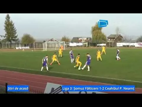 VIDEO Șomuz Fălticeni - Ceahlăul Piatra Neamț: 1-2