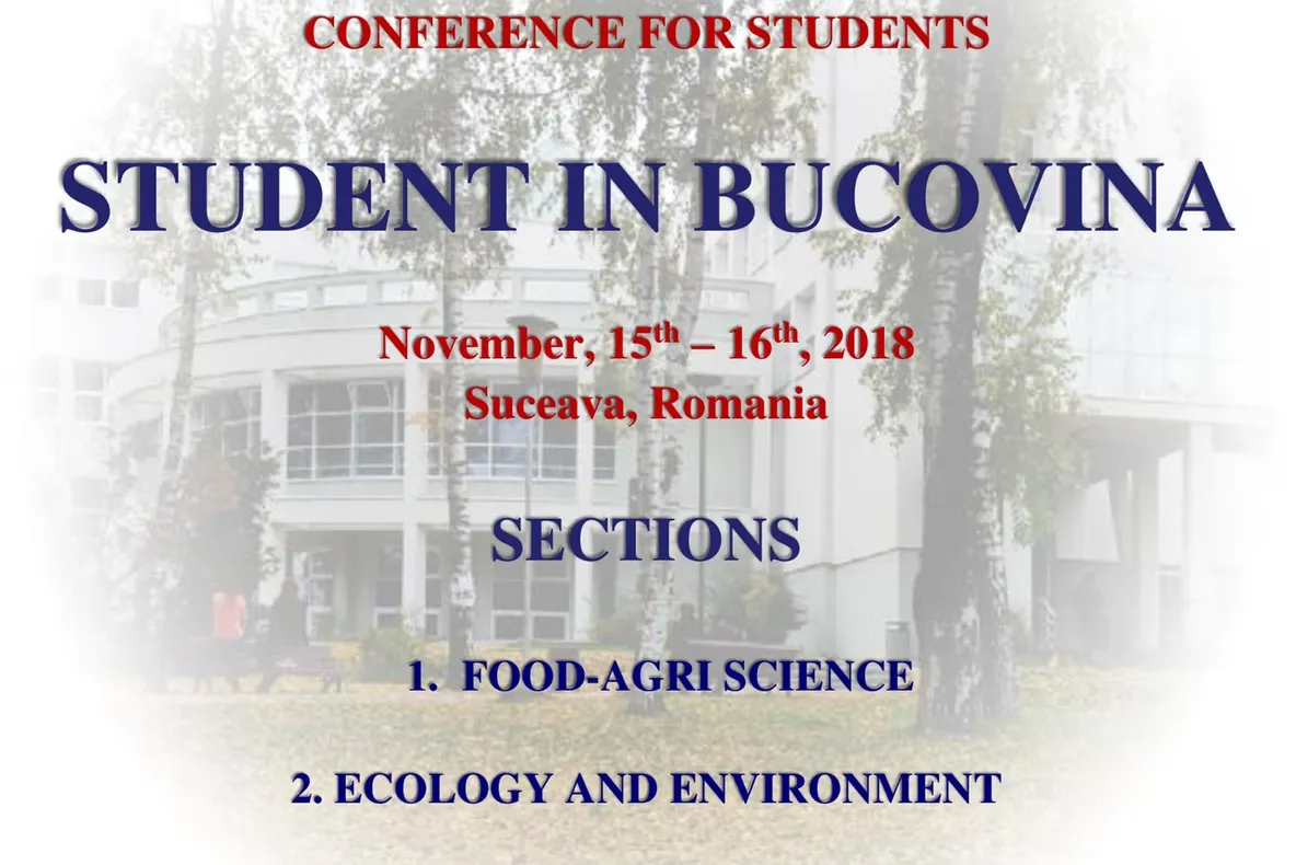 Conferința internațională Student în Bucovina, la USV