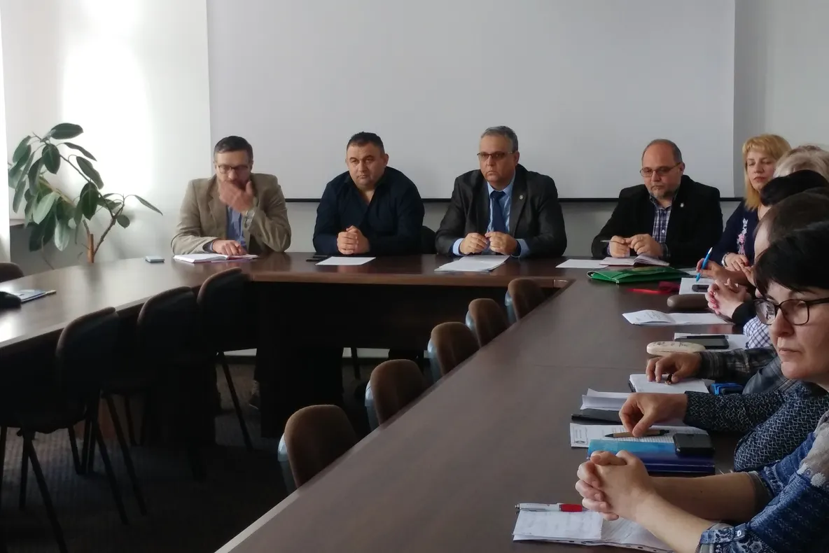 Ședința Comisiei de Dialog Social la solicitarea Uniunii Sindicale Județene Sanitas FOTO