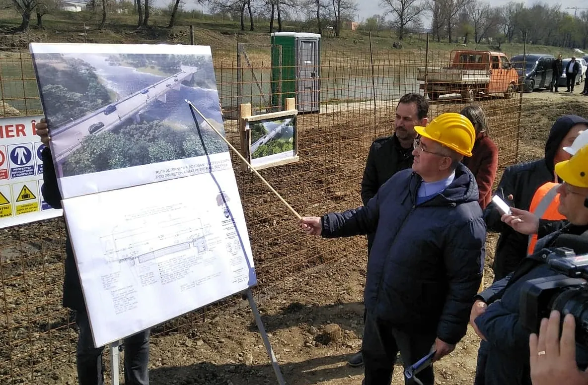 Au început lucrările la Podul Unirii între Suceava și Burdujeni