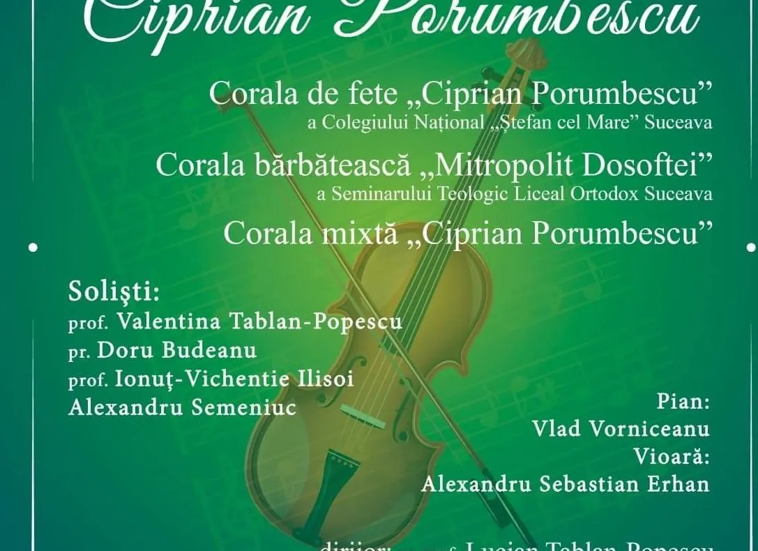 Concert Coral Extraordinar ”In memoriam Ciprian Porumbescu”