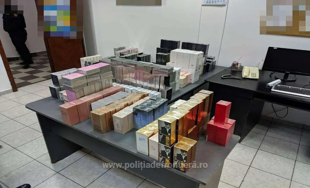 Sucevean prins cu parfumuri contrafăcute FOTO