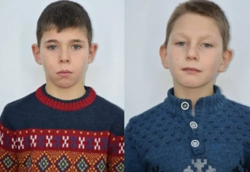 Doi frați de 11 și 13 ani dați dispăruți după ce au plecat de la bunici