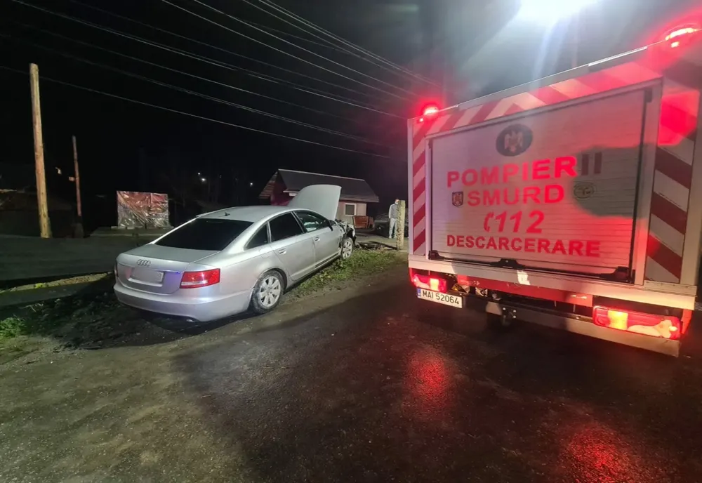 Accident la Ipotești în noaptea de Ajun (FOTO)