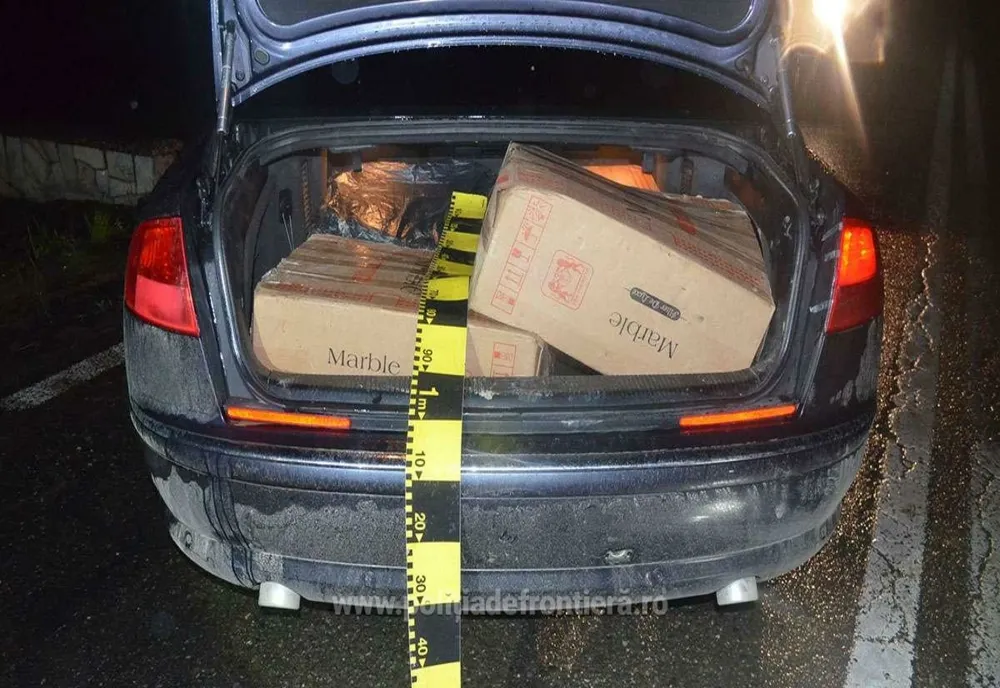 Urmăriri în trafic, focuri de armă și peste 8.000 pachete cu țigări de contrabandă confiscate (FOTO/VIDEO)