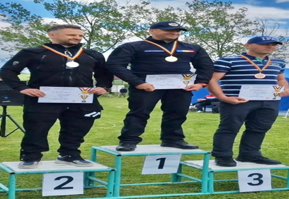 Cel mai bun trăgător la pistolul 7.65 mm este un jandarm din Suceava