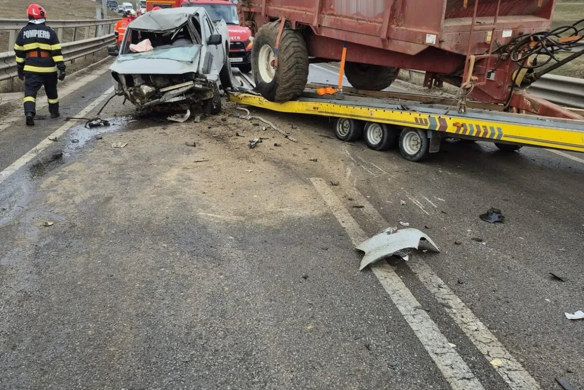 Accident grav pe centura Sucevei