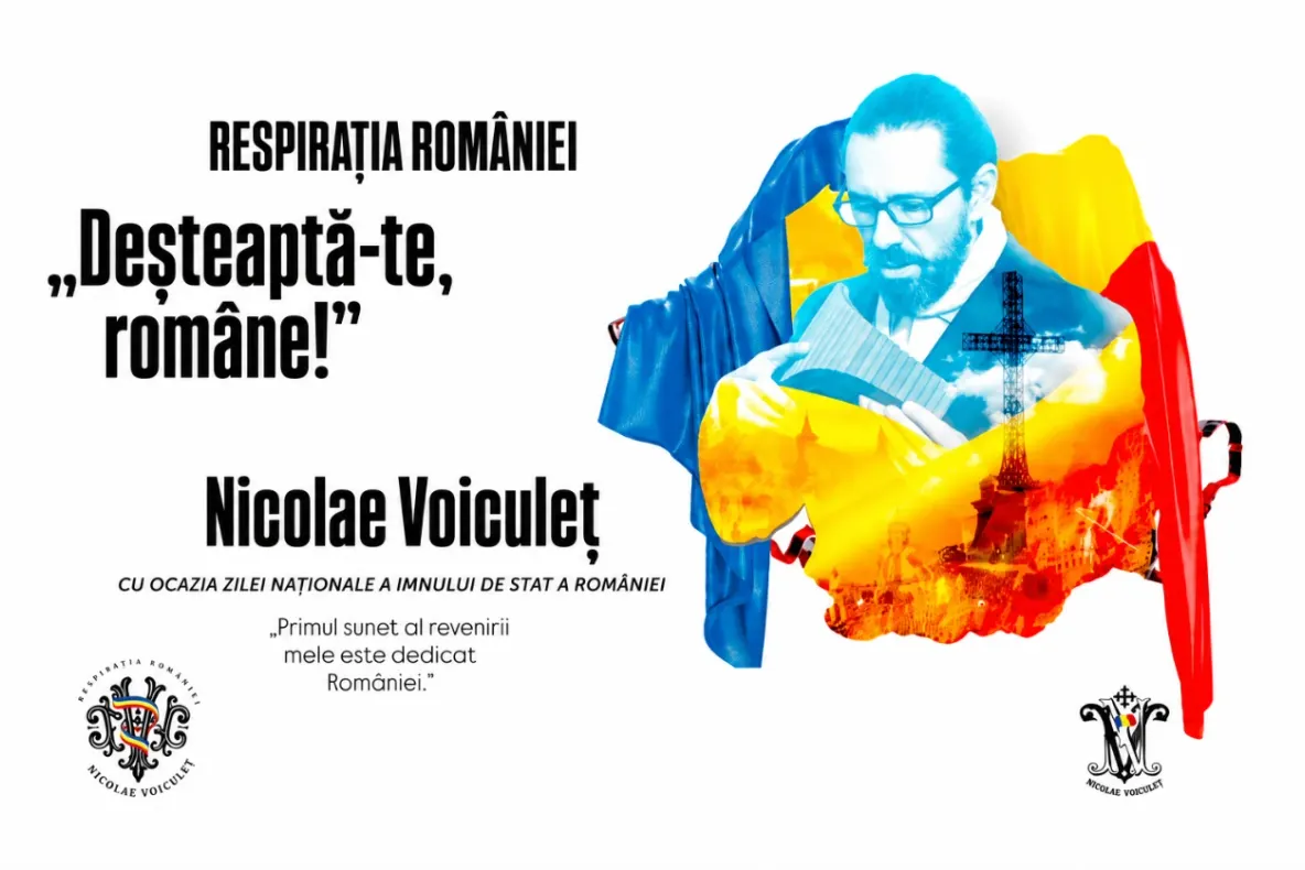 Nicolae Voiculeț revine pe scenă de Ziua Imnului Național: „Primul sunet va fi o rugăciune pentru România”