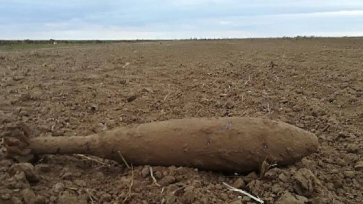 Un bărbat a găsit pe raza localității Stulpicani o bombă explozivă de aruncător din Primul Război Mondial
