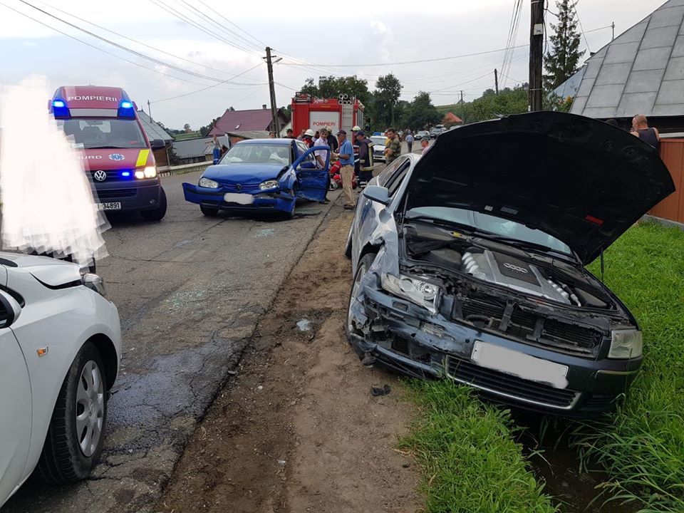 Accident rutier cu trei victime pe raza localității Grănicești FOTO
