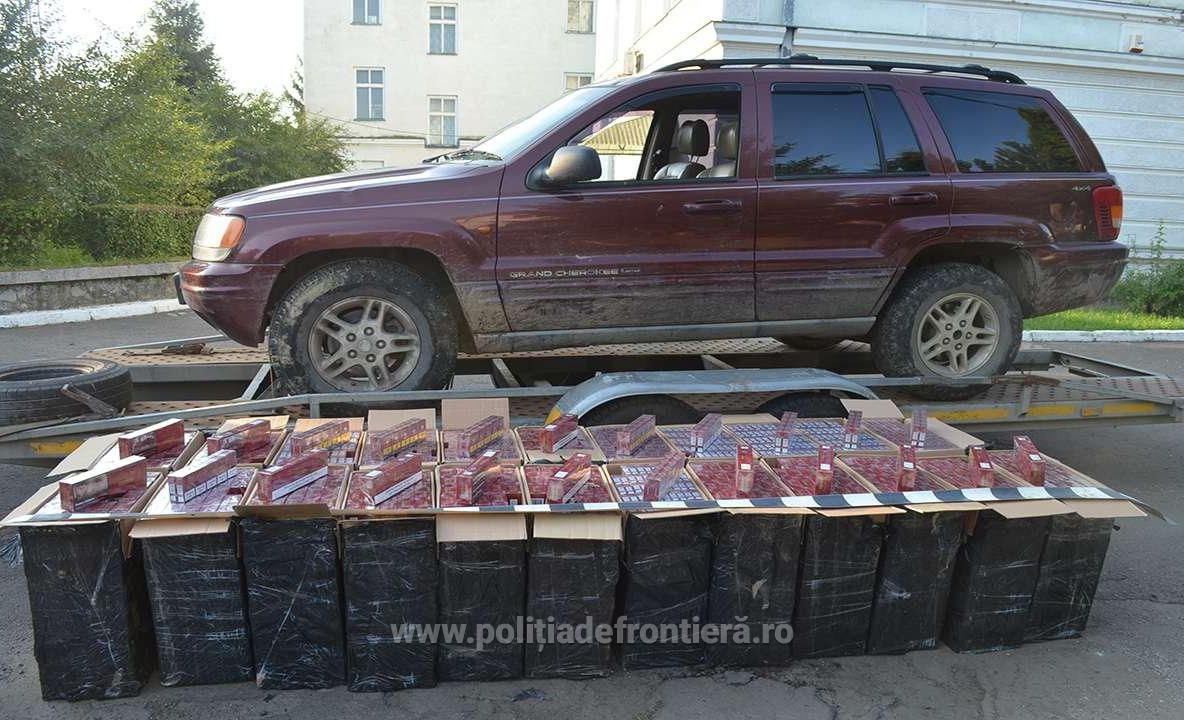 Contrabandiști de țigări urmăriți cu focuri de armă, la Nisipitu FOTO