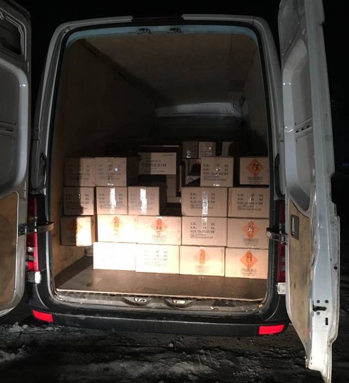 Frasin.Captură impresionantă de articole pirotehnice FOTO