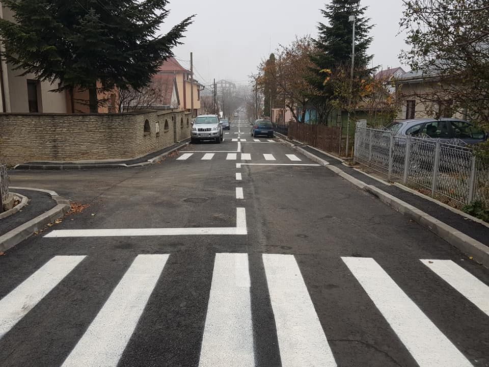 FOTO Dorel de Suceava a făcut nouă treceri de pietoni pe o stradă de 300 de metri