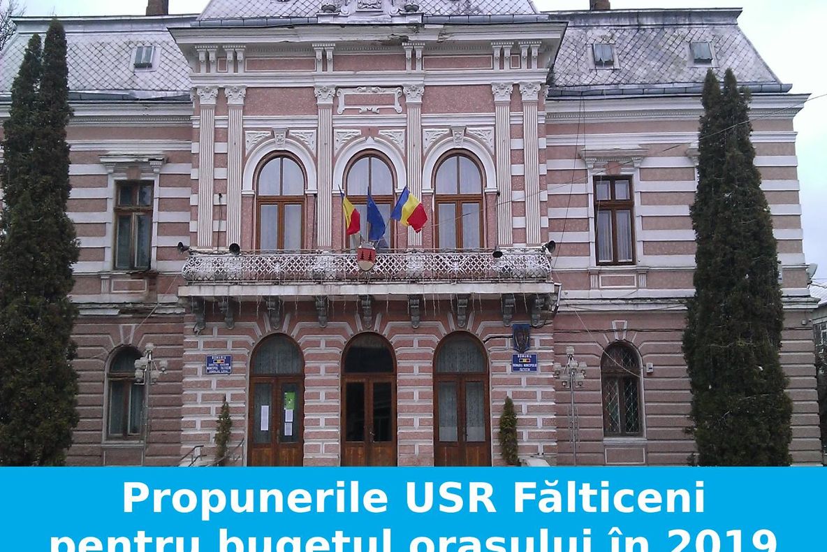 53 de priorități pentru bugetul municipiului Fălticeni în 2019, identificate de Uniunea Salvați România