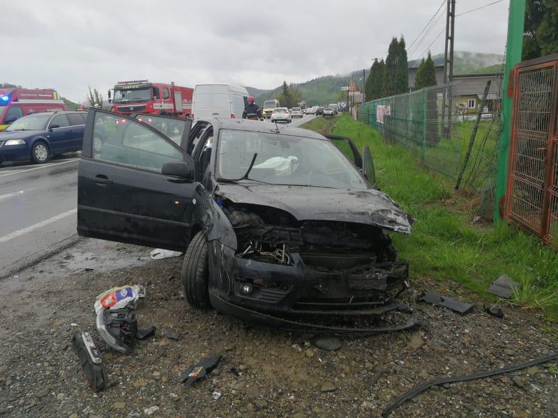 Accident rutier cu cinci victime pe raza localității Păltinoasa FOTO