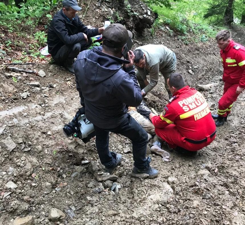 Doi bărbați loviți de fulger, la Vatra Dornei