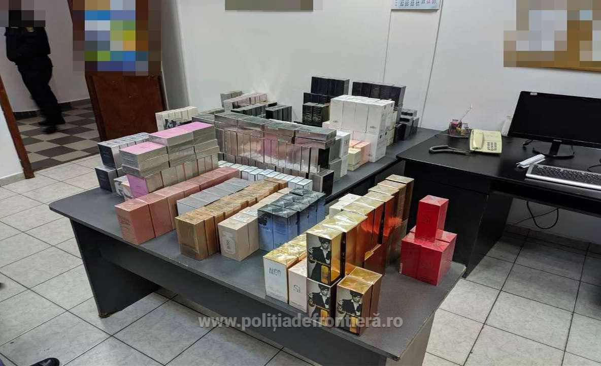 Sucevean prins cu parfumuri contrafăcute FOTO
