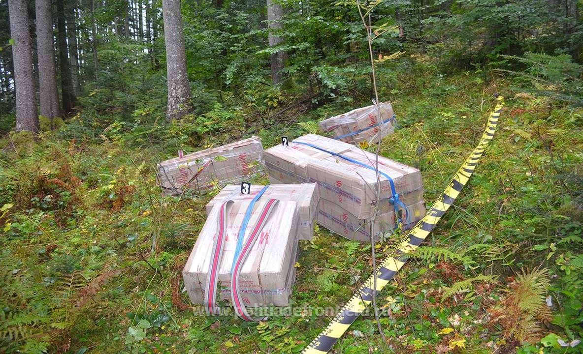 Țigări în valoare de aproape 150.000 lei confiscate, după ce polițiștii de frontieră au tras două focuri de armă VIDEO