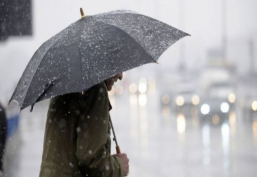 Informare meteo de ploi, precipitații mixte și vânt