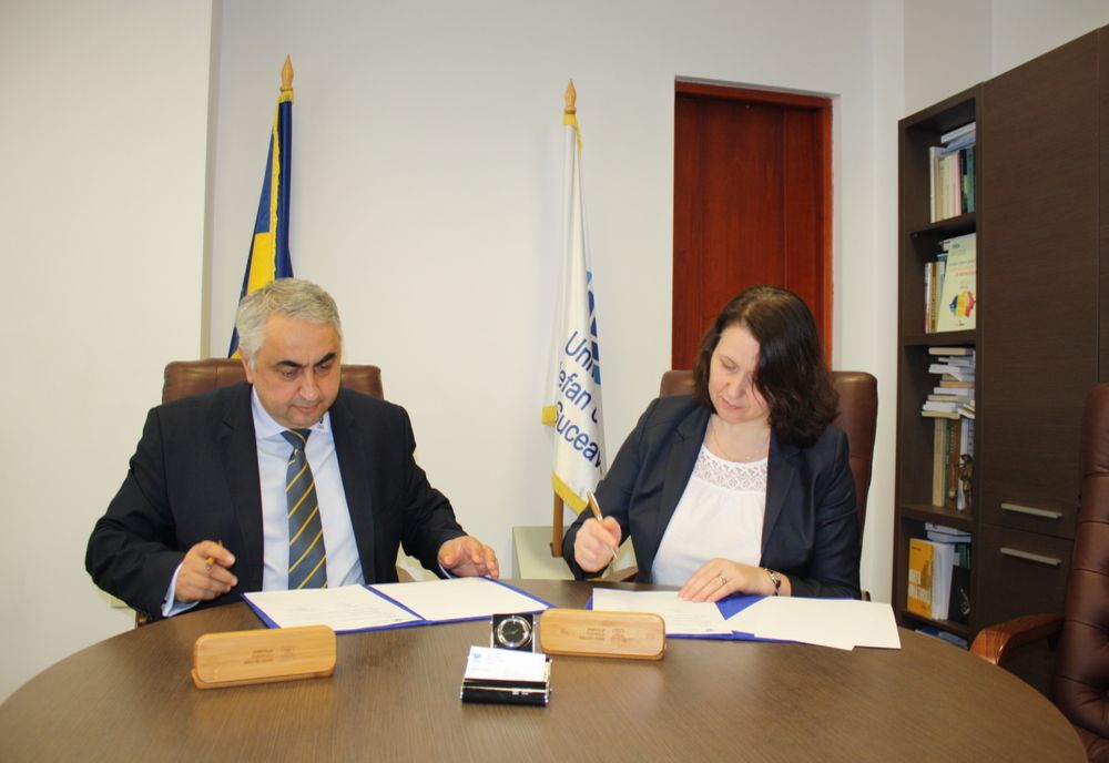 Acord bilateral între Universitatea “Ștefan cel Mare” din Suceava și Universitatea de Stat “Dimitrie Cantemir” din Chișinău FOTO