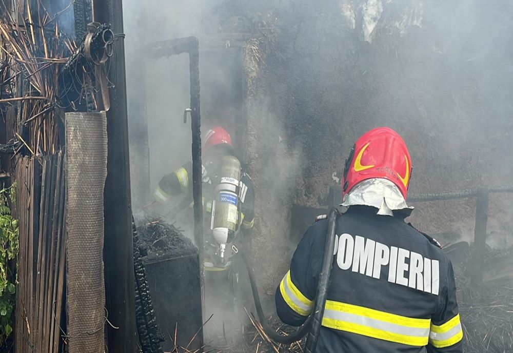 Incendiu  la o hală de sortare a deșeurilor din Rădăuți