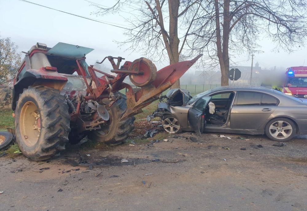 Două persoane au ajuns la spital în urma unui accident rutier! 