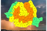 Cod portocaliu de vreme rea în județul Suceava