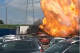 Explozie groaznică într-un parc auto din Suceava. Intervenție de urgență în zonă