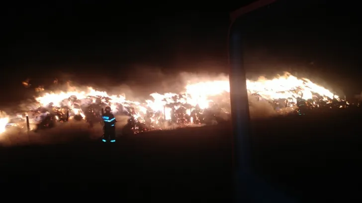 incendiu depozit furaje