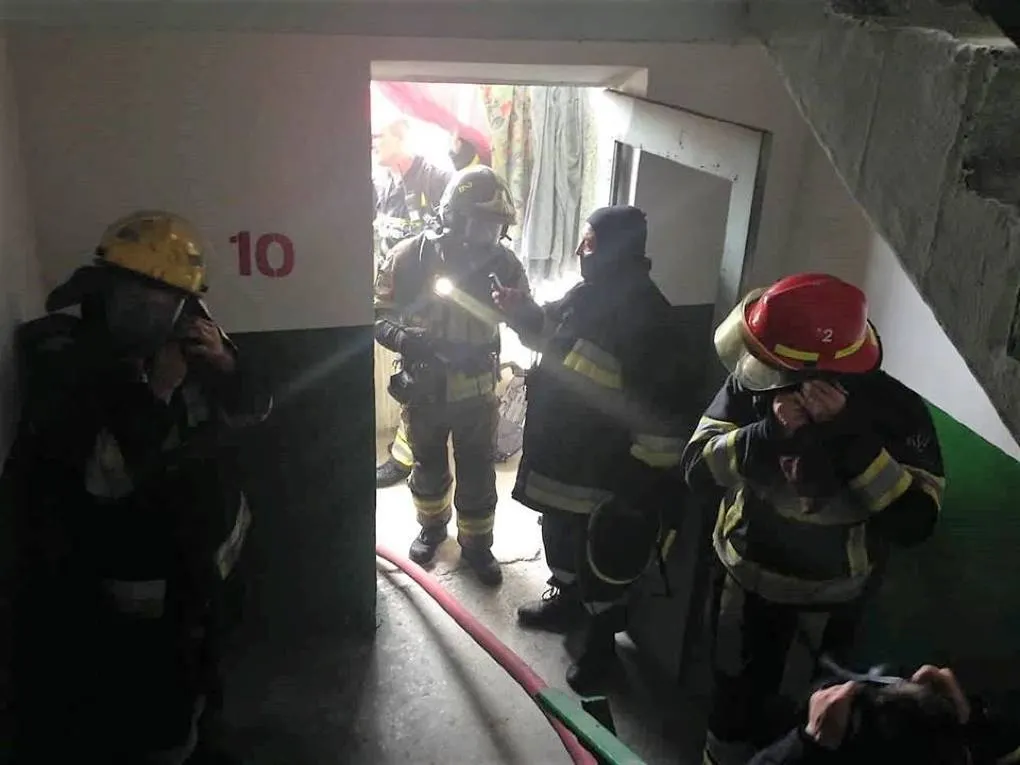 incendiu apartament