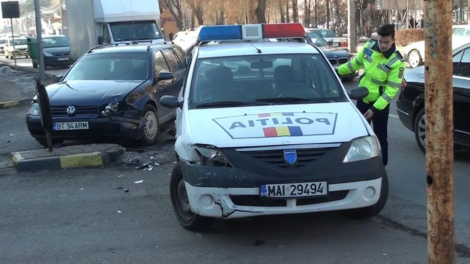 autospecială poliție accident Suceava