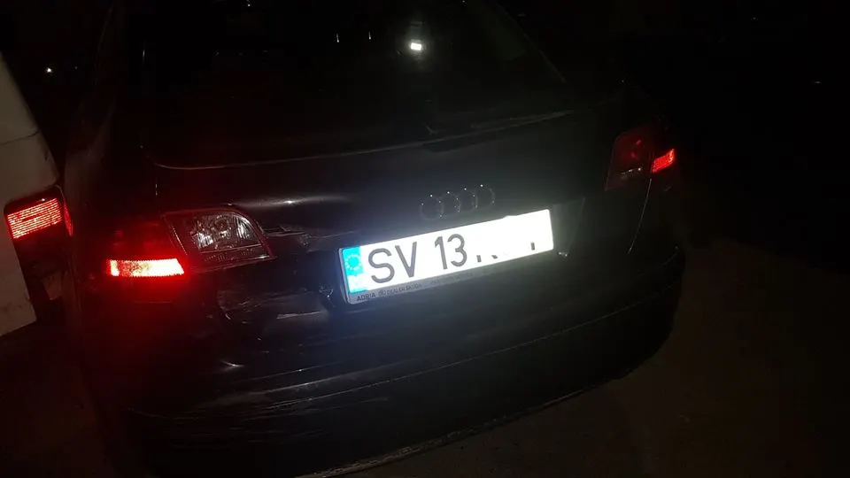 mașini avariate municipiul Suceava