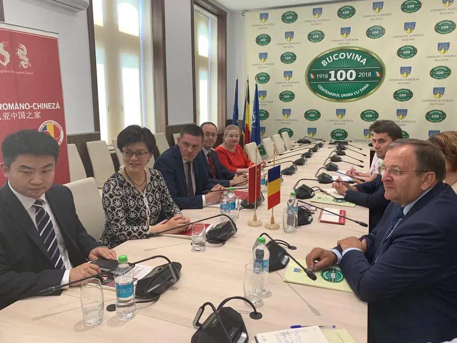 întâlnire Gheorghe Flutur Jiang Yu