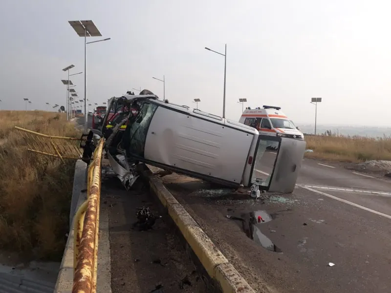 accident la ieșire din Suceava spre Fălticeni