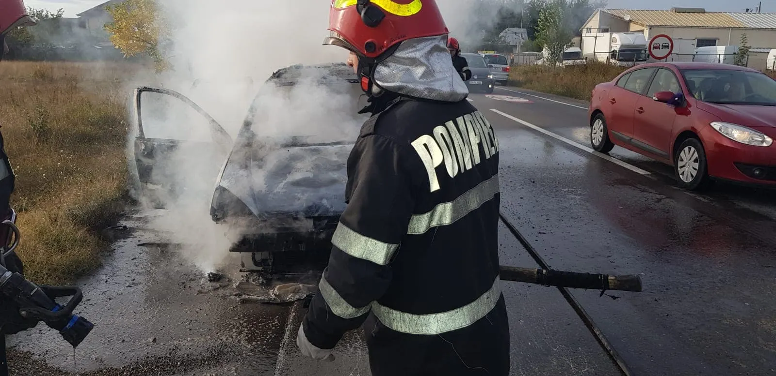 incendiu autoturism Spătărești