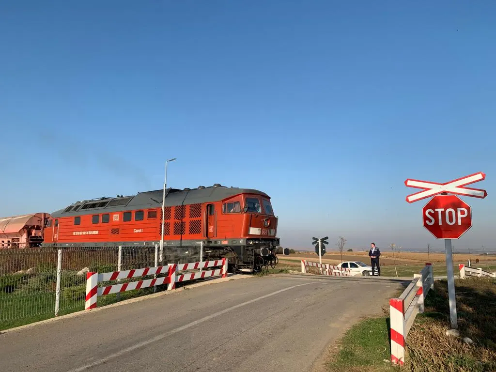 acțiune polițiști tren