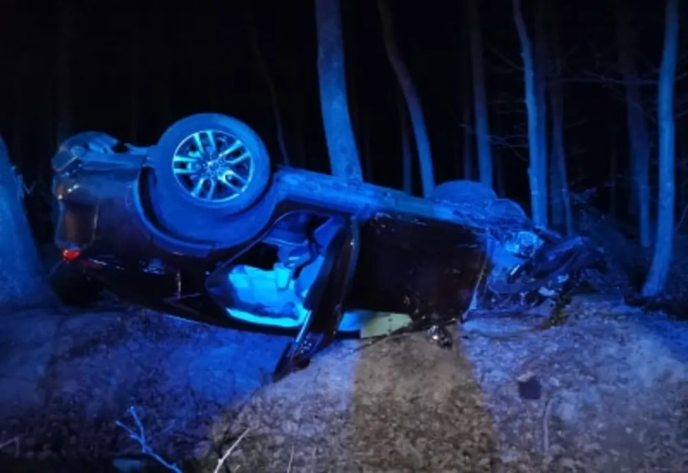 Accident la Adancata. Un bărbat a murit după ce s-a răsturnat cu mașina FOTO