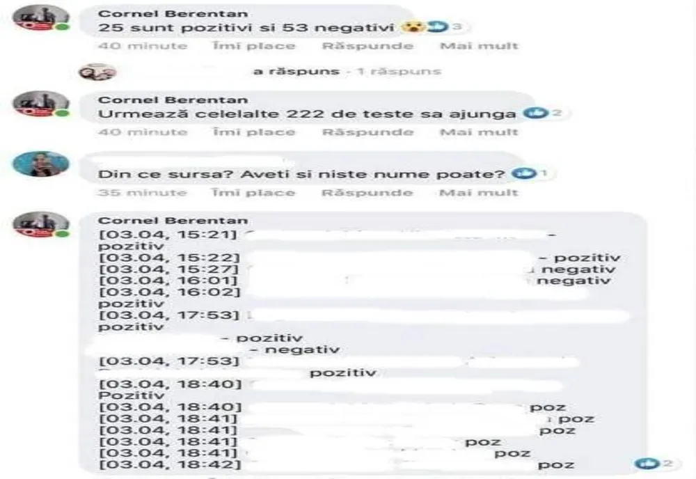 Dosar penal după ce un consilier local  a făcut publică o listă cu angajații Spitalului  Câmpulung Moldovenesc diagnosticați cu coronavirus