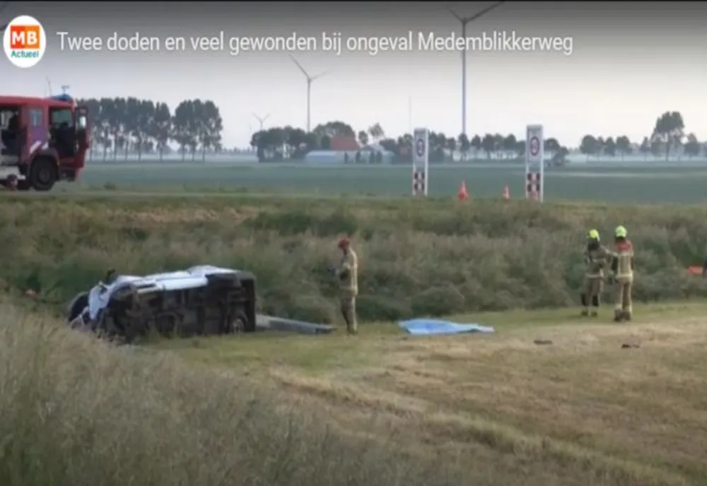 Doi muncitori români morți și șapte răniți într-un accident cumplit în Olanda