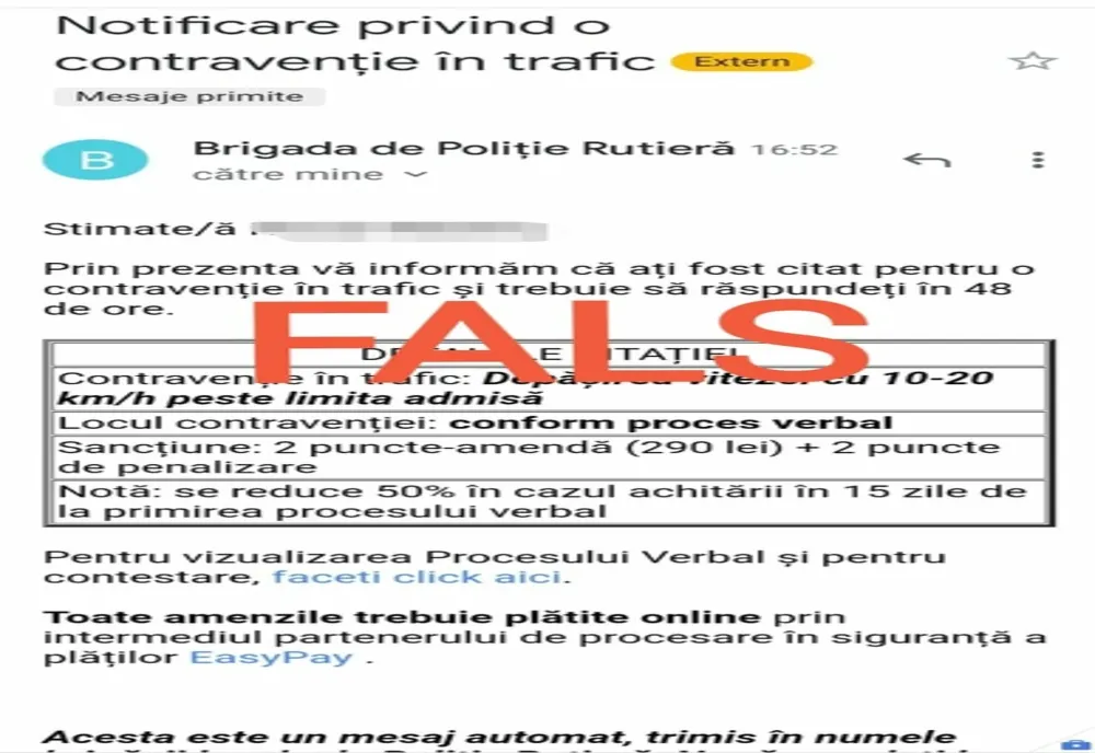 Atenție, șoferi! Escrocherii cu amenzi radar!