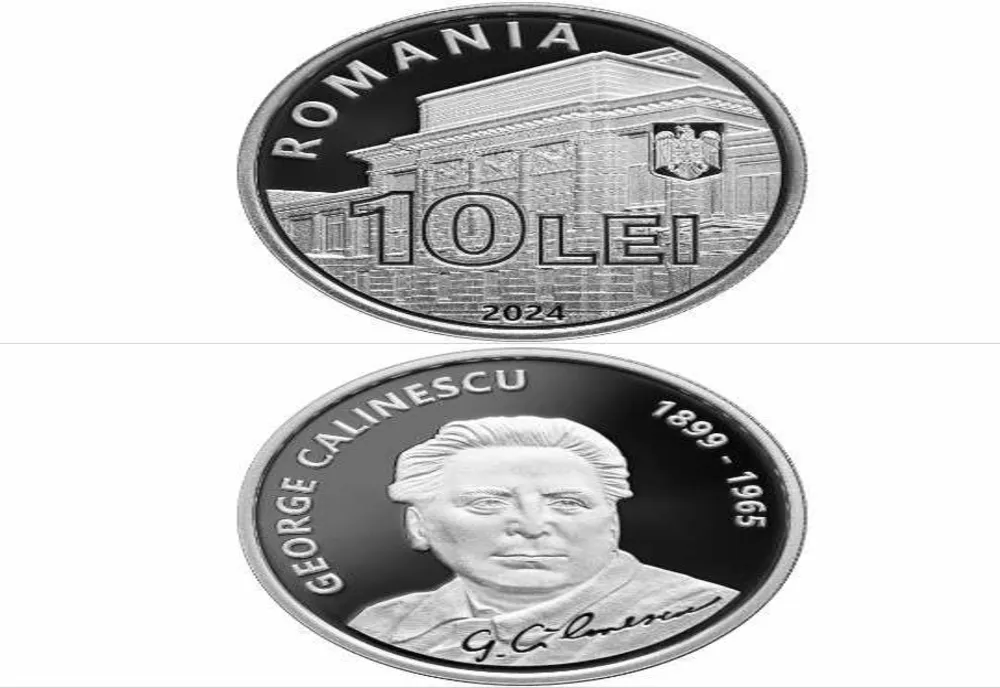 BNR lansează o monedă cu tema 125 de ani de la naşterea lui George Călinescu