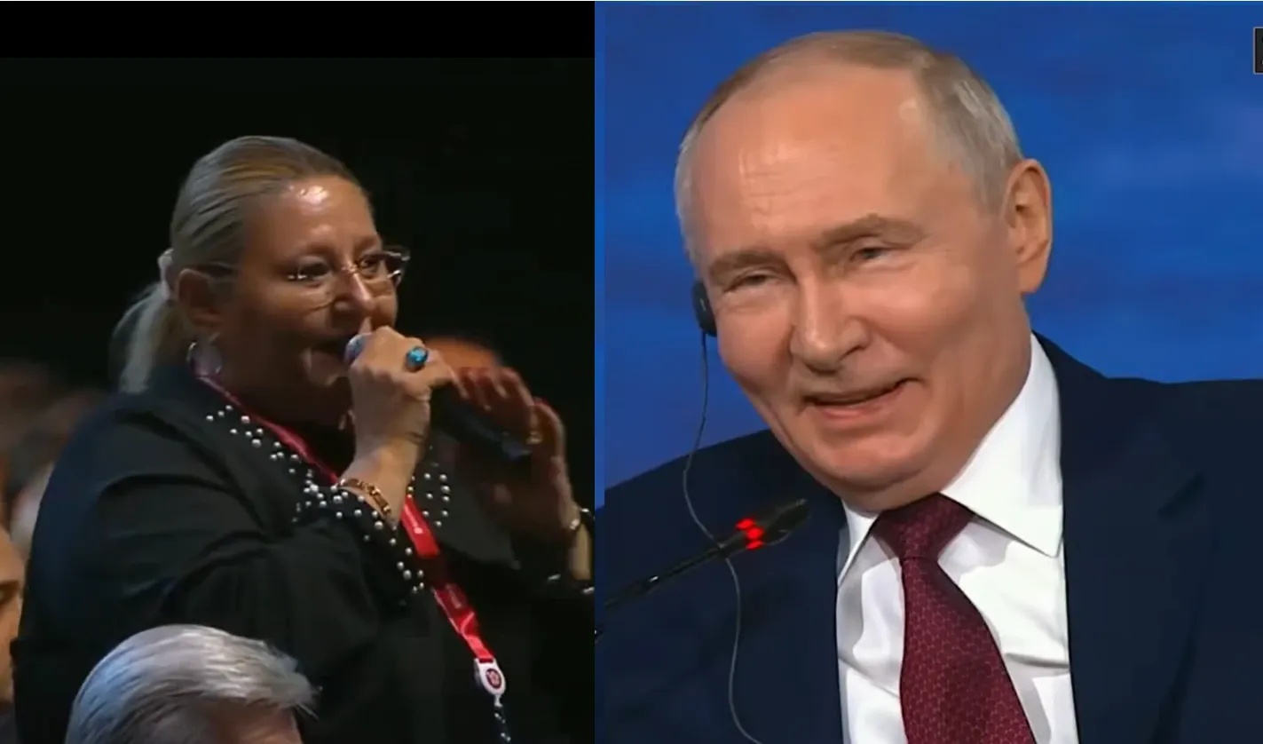 Diana Șoșoacă și Vladimir Putin