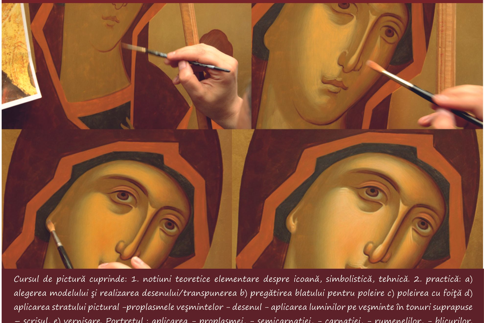 ateliere pictură icoană