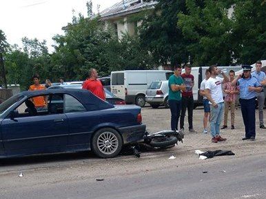 accident motociclist Marginea