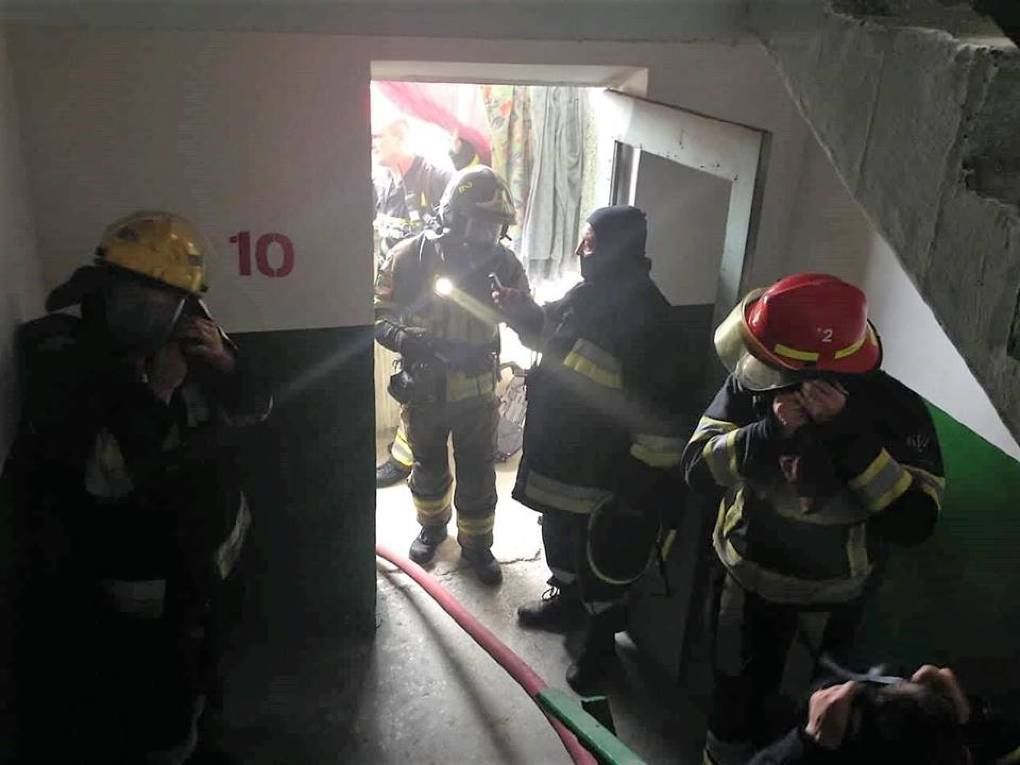 incendiu apartament