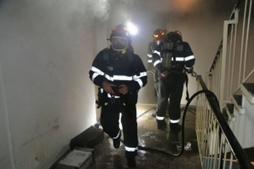 incendiu apartament