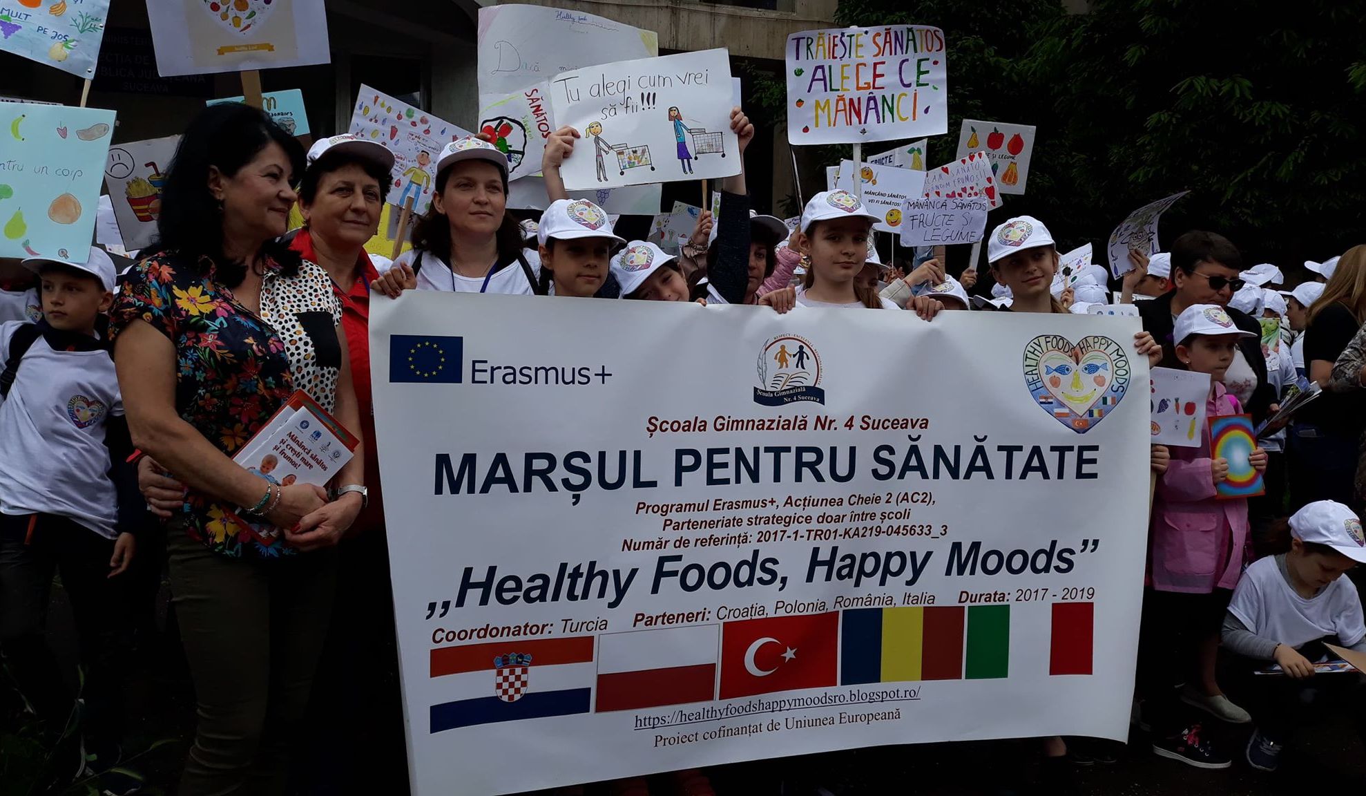 Marșul pentru Sănătatea Școala Gimnazială Nr.4 Suceava