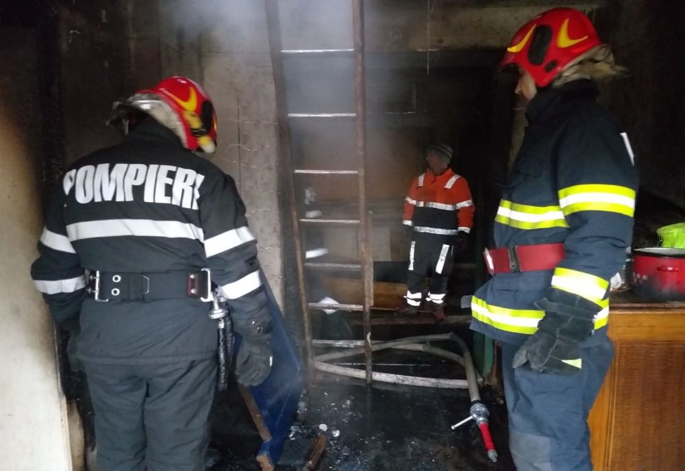 incendiu apartament