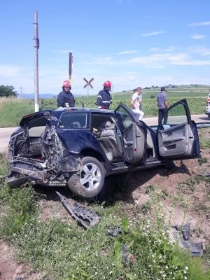 accident tren Humoreni