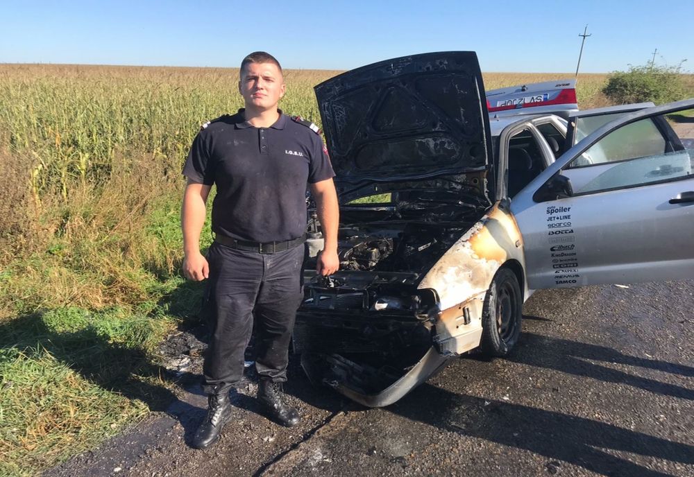 Pericol de explozie înlăturat de un pompier aflat în timpul liber
